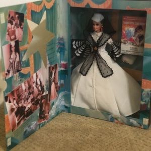 Barbie as Scarlett O’Hara- Black & White Dress